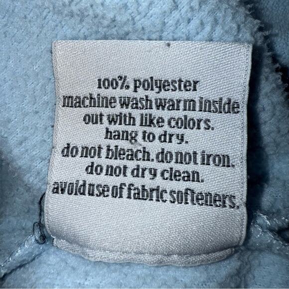 Dudley Stephens Highland High-Low Fleece Pullover Light Blue Size large - Picture 5 of 6